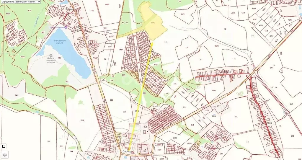 Участок в Московская область, Клин городской округ, с. Борщево 25 ... - Фото 0