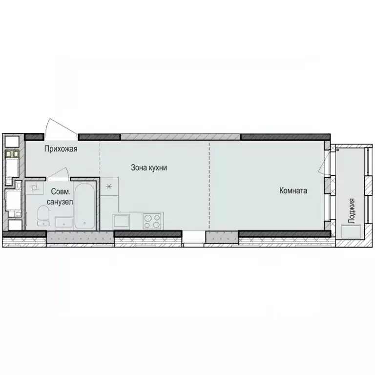 Студия Татарстан, Казань Седьмое Небо жилрайон, Унай жилой комплекс ... - Фото 0