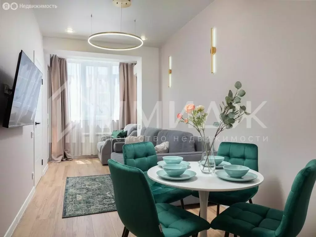Квартира-студия: Сириус, Цветочная улица, 17/7 (35 м) - Фото 0