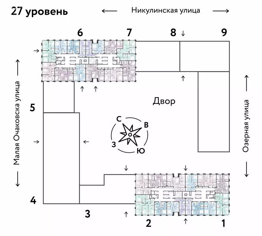 3-комнатная квартира: Москва, жилой комплекс Страна Озёрная (70.8 м) - Фото 1