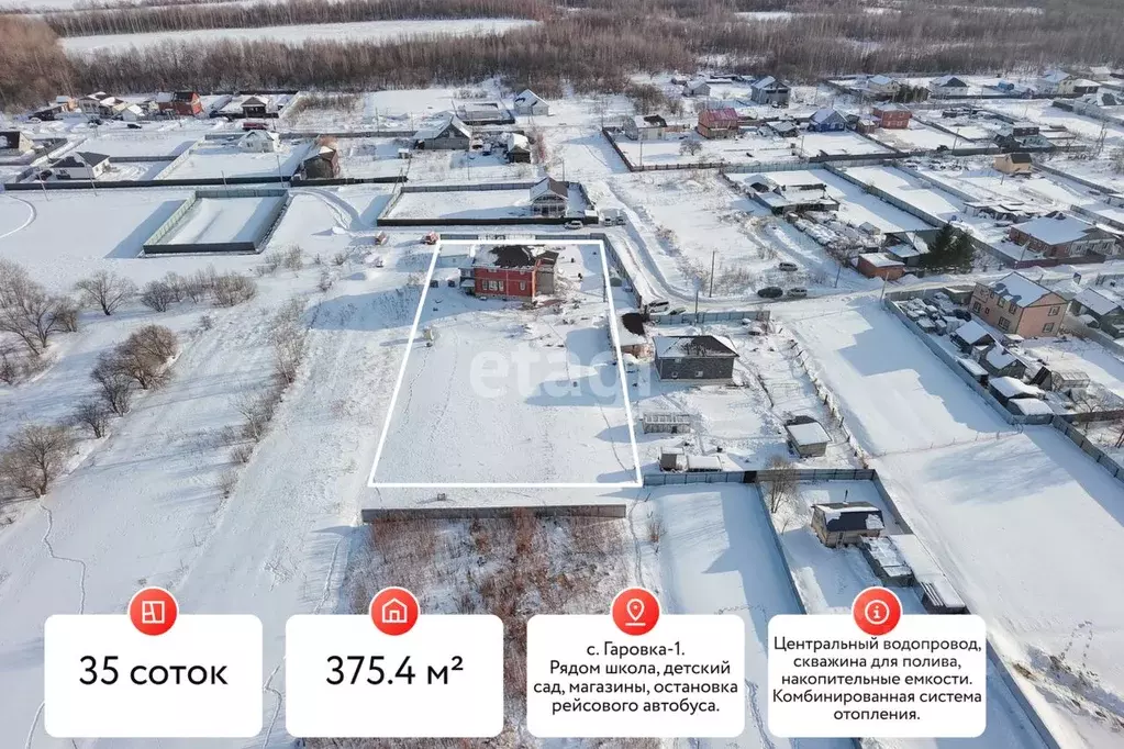 Дом в Хабаровский край, Хабаровский район, с. Гаровка-1 Совхозная ул., ... - Фото 2