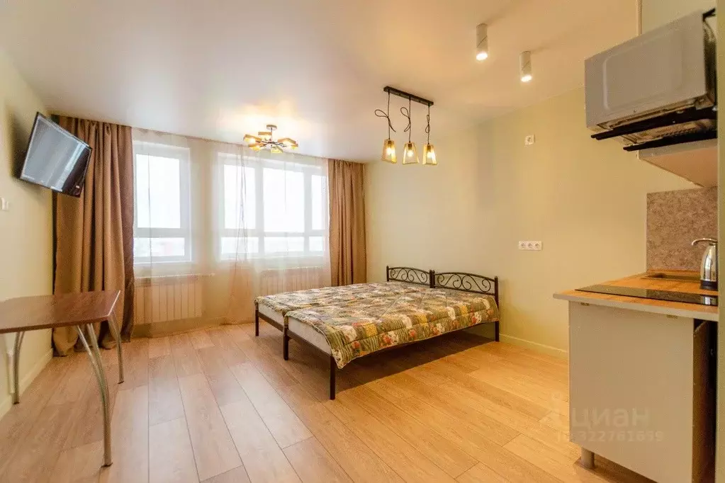 Студия Свердловская область, Екатеринбург ул. Готвальда, 24 (29.0 м) - Фото 1