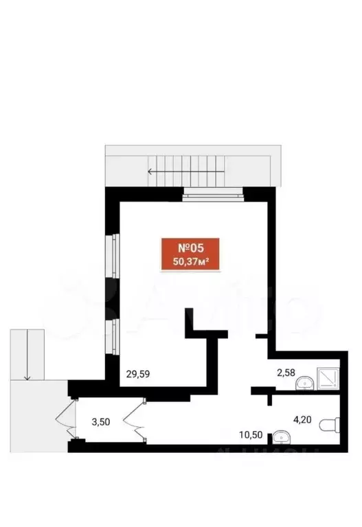 Офис в Башкортостан, Уфа ул. Природная, 28 (51 м) - Фото 2