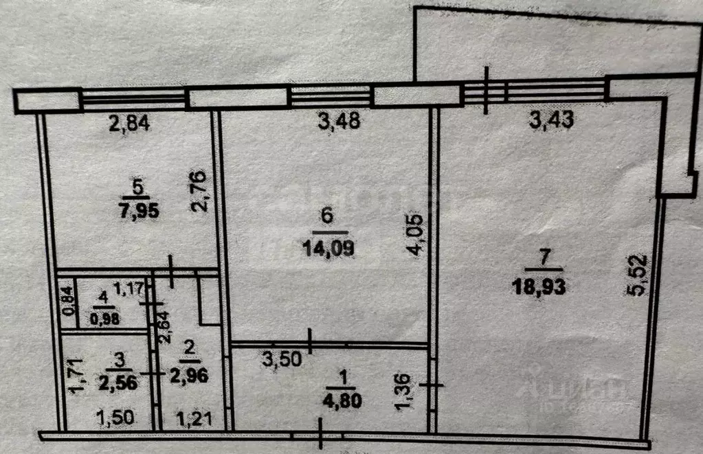 2-к кв. Оренбургская область, Оренбург ул. Чкалова, 25 (52.3 м) - Фото 1
