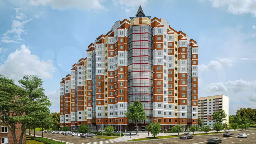 1-к. квартира, 46,4 м, 10/12 эт. - Фото 1