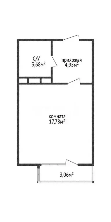 Квартира-студия: Краснодар, Российская улица, 70/6 (27.1 м) - Фото 0