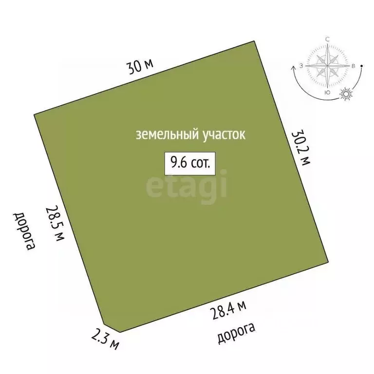 Участок в Тюменская область, Тюменский муниципальный округ, Архип ... - Фото 2