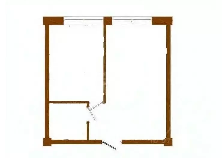 1-к кв. Татарстан, Казань ул. Нурсултана Назарбаева, 56 (31.5 м) - Фото 2