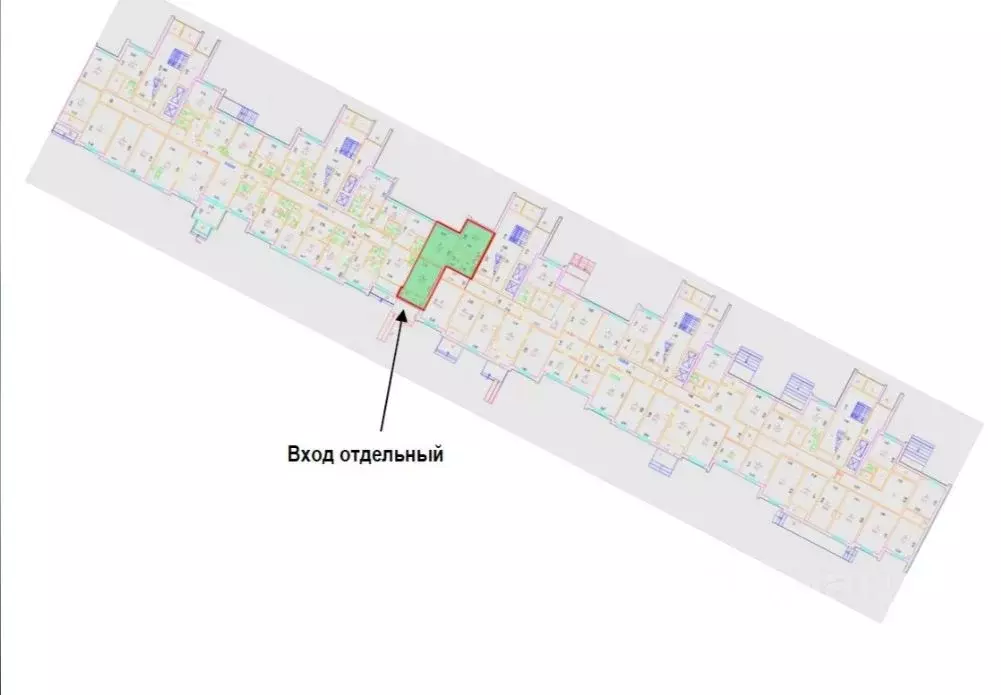 Помещение свободного назначения в Москва Рублевское ш., 40К3 (52 м) - Фото 2