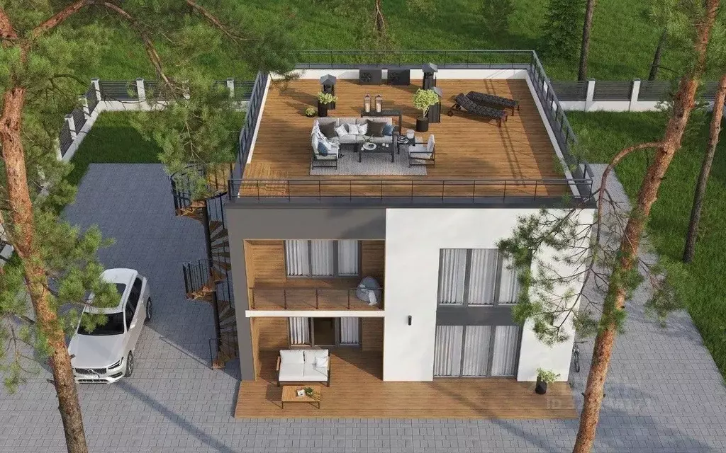 Коттедж в Ленинградская область, Тосненский район, Федоровское ... - Фото 1