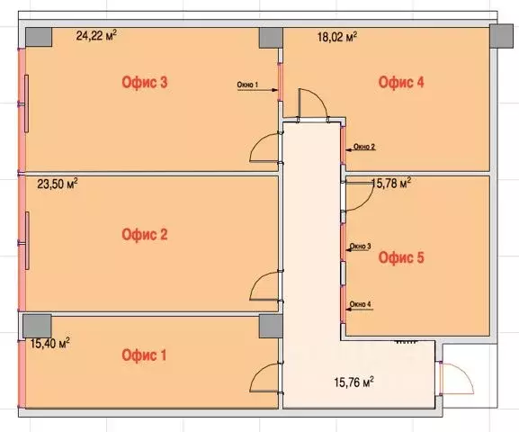 Офис в Московская область, Красногорск Ильинское ш., 1а (117 м) - Фото 2