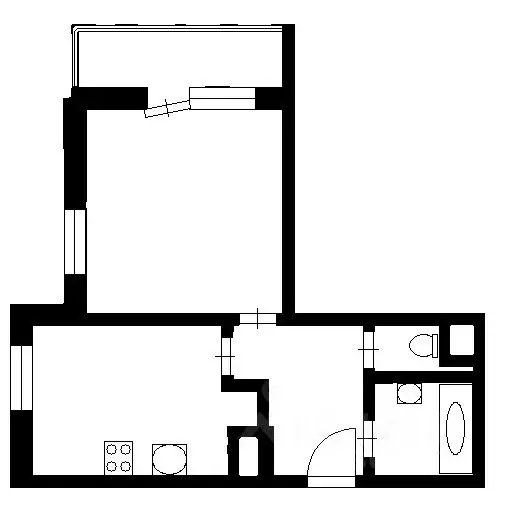 1-к кв. Санкт-Петербург дор. Кушелевская, 3к1 (38.0 м) - Фото 2
