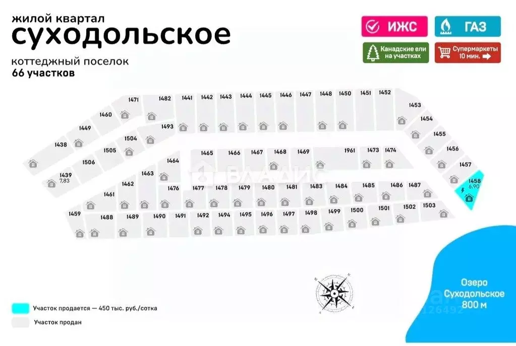 Участок в Ленинградская область, Приозерский район, Запорожское с/пос, ... - Фото 2