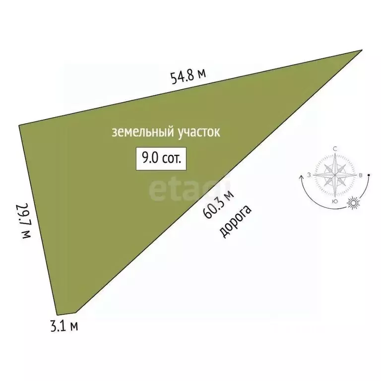 Участок в Тюменская область, Тюменский муниципальный округ, с. ... - Фото 1