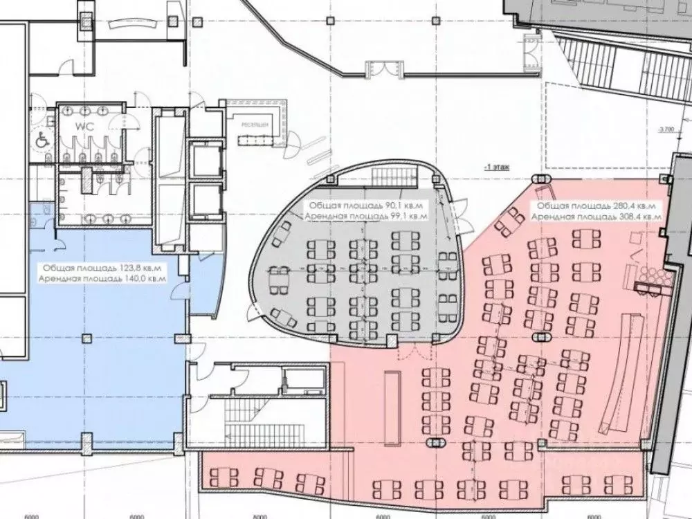 Торговая площадь в Москва ул. Воздвиженка, 4/7С2 (308 м) - Фото 2