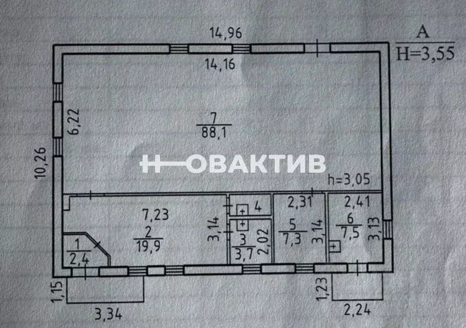 Помещение свободного назначения в Новосибирская область, Новосибирск ... - Фото 1