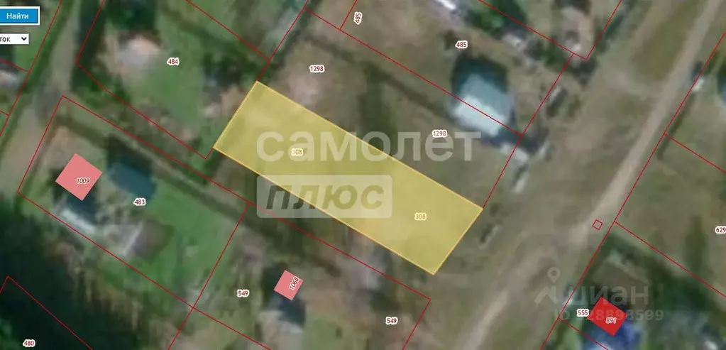 Участок в Томская область, Кожевниковский район, с. Киреевск Трактовая ... - Фото 1