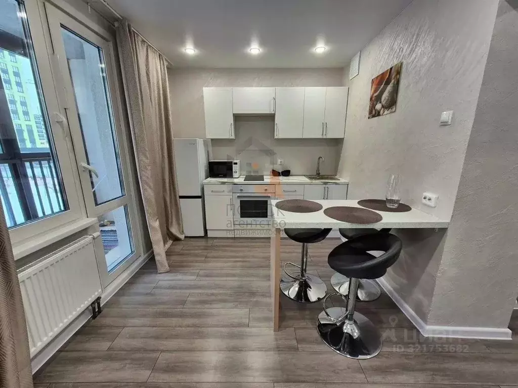 1-к кв. Татарстан, Казань ул. Александра Курынова, 5к4 (35.0 м) - Фото 1