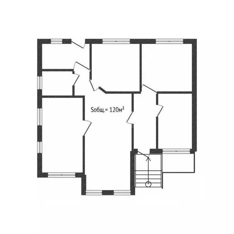 Дом в Брянская область, Брянск Правобережная ул. (120 м) - Фото 2