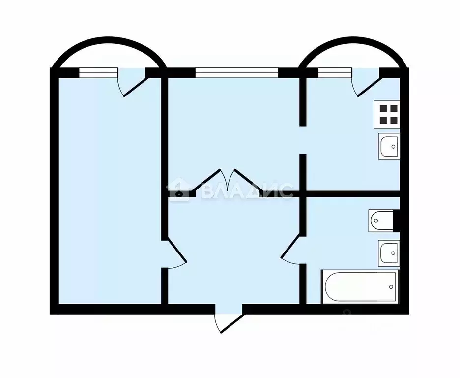 2-к кв. Владимирская область, Владимир ул. Безыменского, 16б (54.3 м) - Фото 2