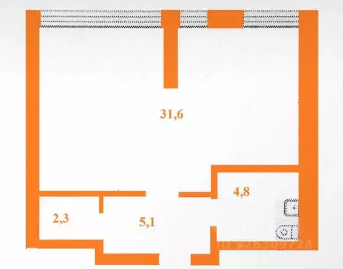 Офис в Свердловская область, Екатеринбург ул. Степана Разина, 2 (45 м) - Фото 1