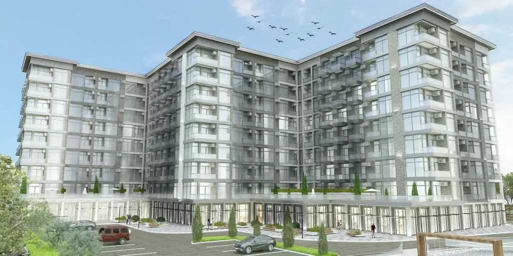 1-к. квартира, 39 м, 6/8 эт. - Фото 1