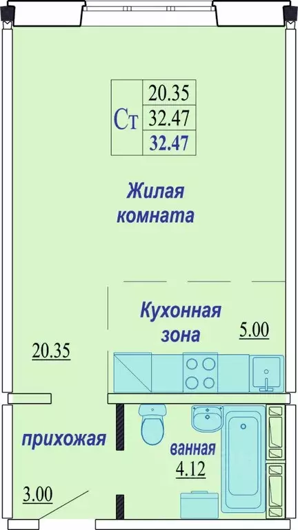 Студия Новосибирская область, Новосибирск ул. Татьяны Снежиной, 39 ... - Фото 0