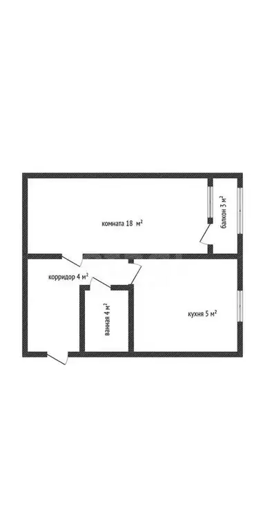 1-комнатная квартира: Майкоп, Пролетарская улица, 353 (31 м) - Фото 0