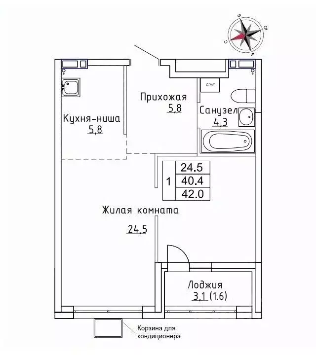 1-к кв. Приморский край, Надеждинский район, пос. Новый ул. Ленина, ... - Фото 0