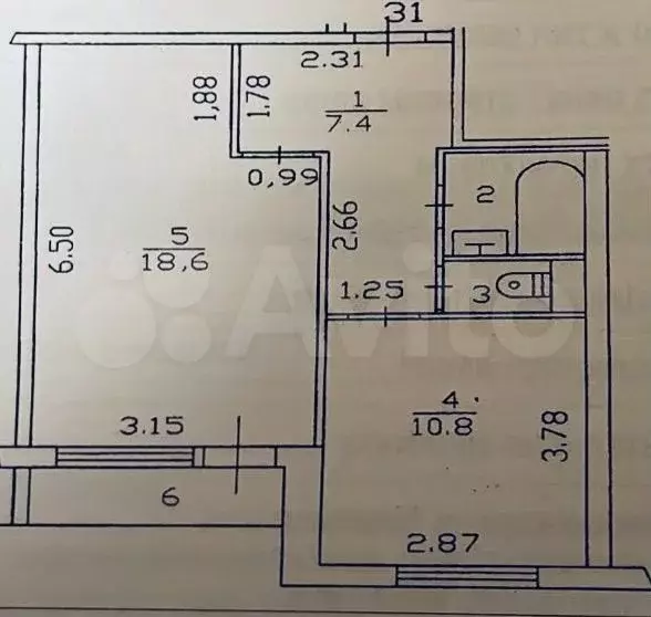 1-к. квартира, 40,4 м, 8/9 эт. - Фото 0