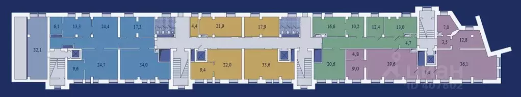 Офис в Москва ул. Сущевский Вал, 2 (500 м) - Фото 1