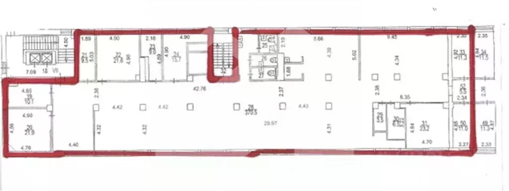 Помещение свободного назначения в Москва Чапаевский пер., 14 (613 м) - Фото 2