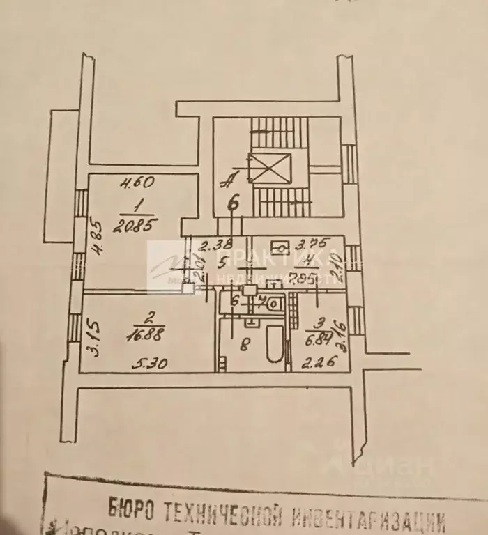 2-к кв. Москва ул. Сущевский Вал, 22 (66.0 м) - Фото 2