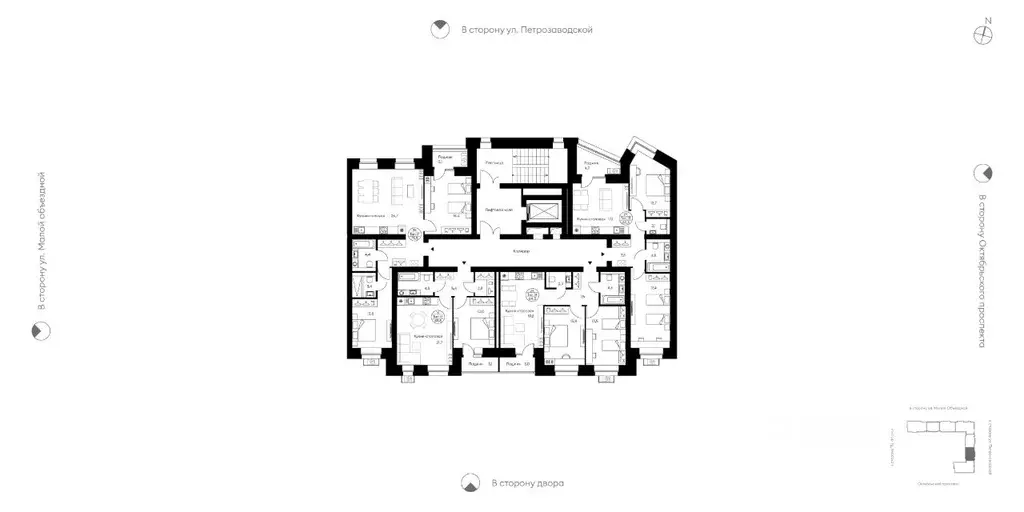 2-к кв. Коми, Сыктывкар Октябрьский просп., 139 (75.5 м) - Фото 2