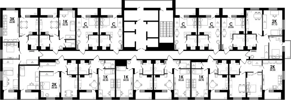 1-к кв. Нижегородская область, Нижний Новгород Коломенская ул., 8к4 ... - Фото 1