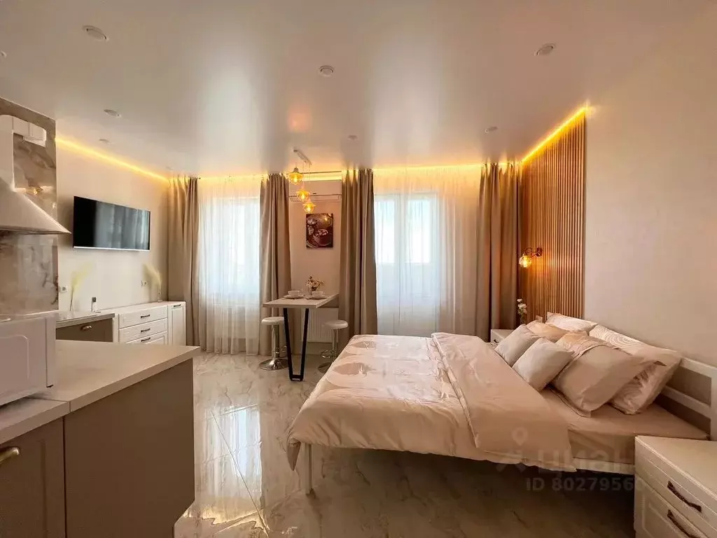 Студия Калужская область, Калуга бул. Солнечный, 18 (31.0 м) - Фото 2