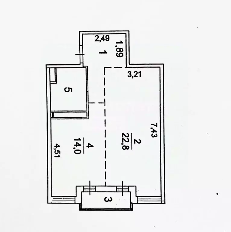 2-к кв. Московская область, Одинцово ул. Белорусская, 13 (49.7 м) - Фото 2