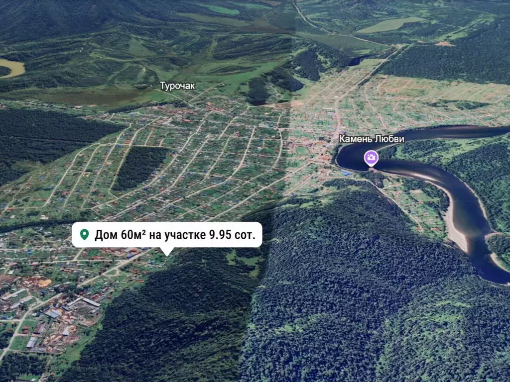 Дом в Алтай, Турочакский район, с. Турочак Подгорная ул., 14 (60 м) - Фото 2