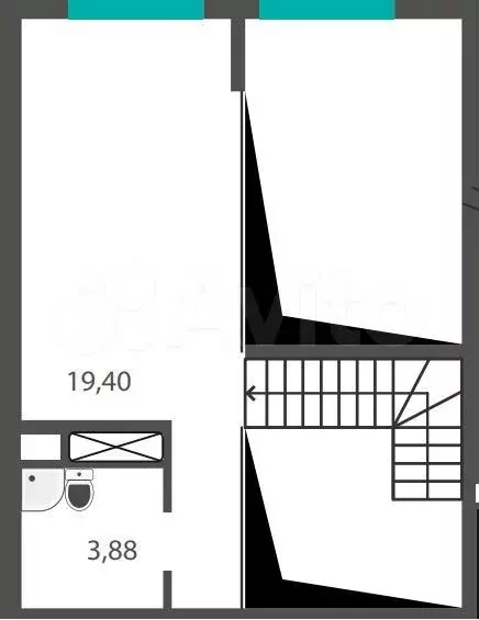 3-к. квартира, 68,8 м, 1/9 эт. - Фото 1