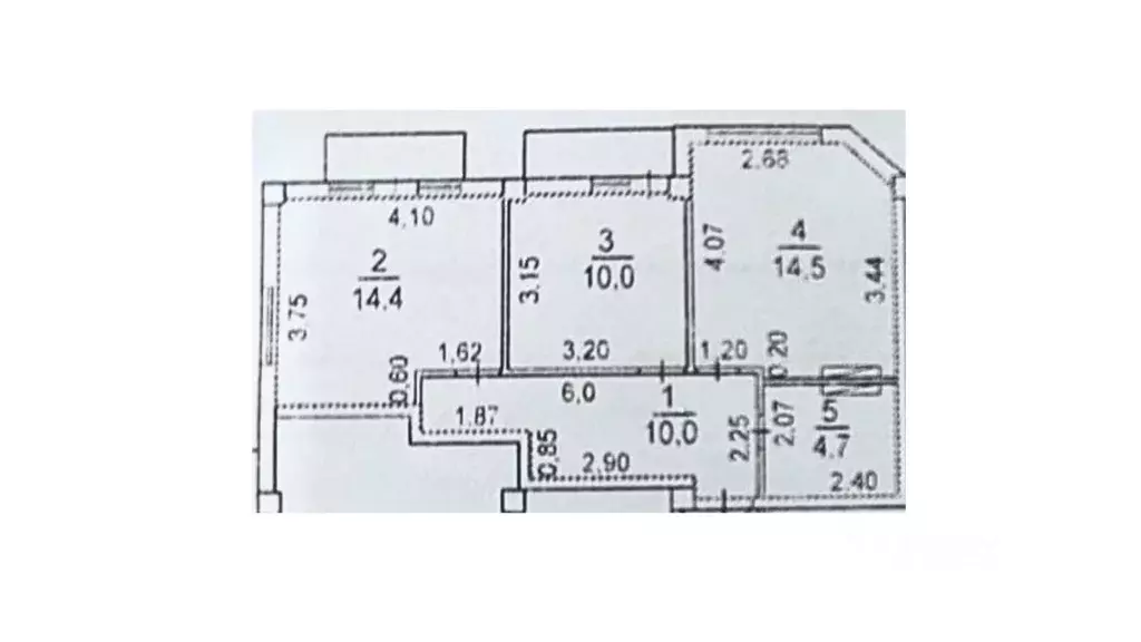 2-к кв. Крым, Симферополь ул. Балаклавская, 103 (53.6 м) - Фото 2