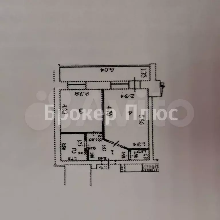 1-к. квартира, 43 м, 7/7 эт. - Фото 0