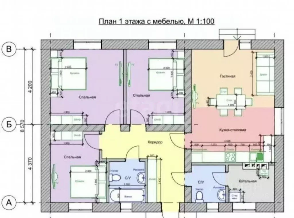 Дом в Ярославская область, Рыбинск Заречная ул., 26 (101 м) - Фото 1
