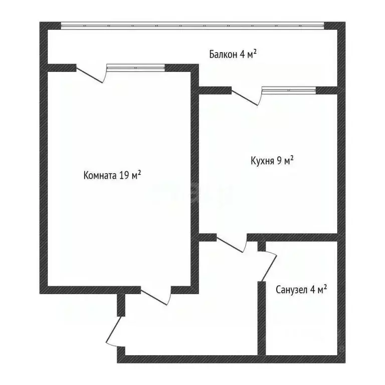 1-к кв. Татарстан, Казань ул. Юлиуса Фучика, 86 (33.9 м) - Фото 2