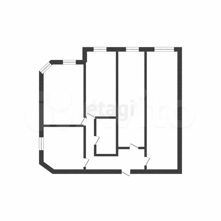 4-к. квартира, 110 м, 5/5 эт. - Фото 1