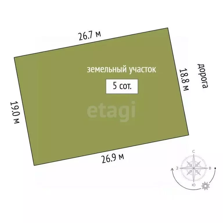 Участок в Тюменская область, Нижнетавдинский муниципальный округ, ... - Фото 2