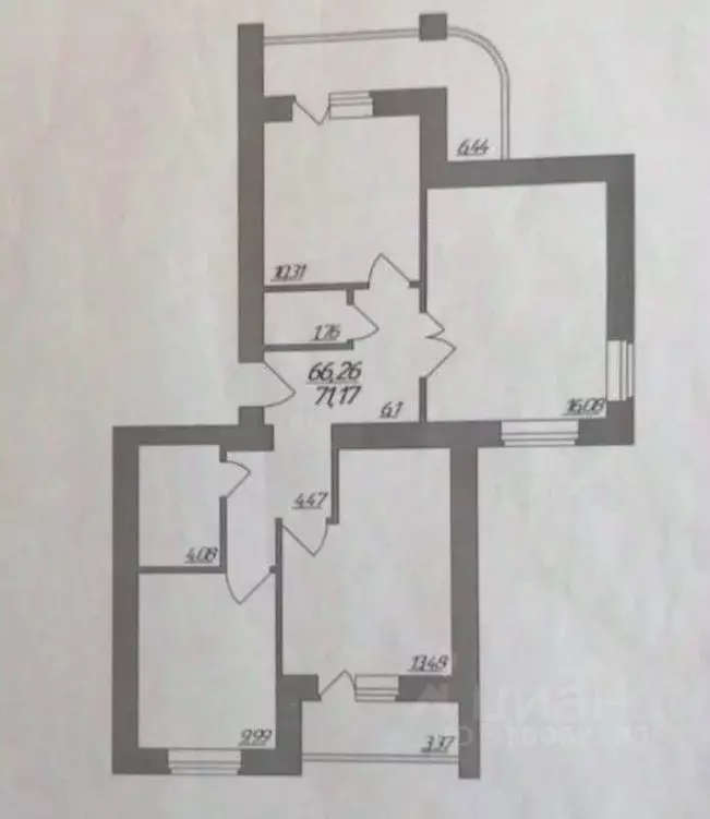 3-к кв. Астраханская область, Астрахань ул. Космонавтов, 18к4 (75.0 м) - Фото 1