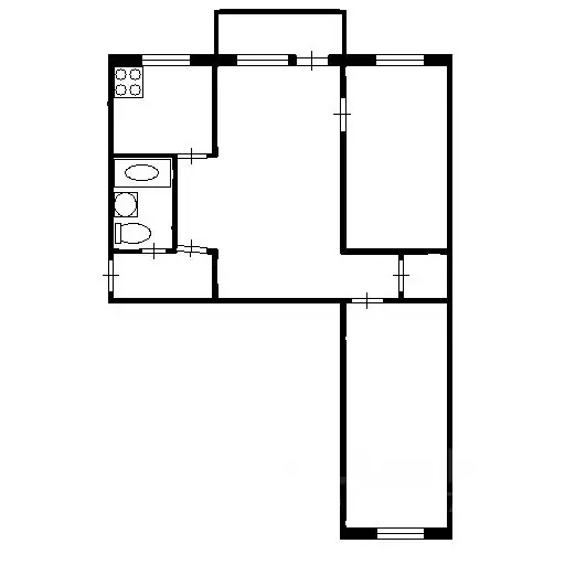 3-к кв. Татарстан, Казань ул. Павлюхина, 100 (55.0 м) - Фото 2