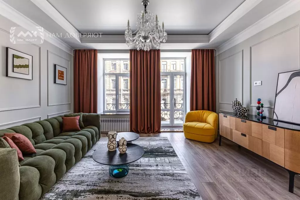 3-к кв. Санкт-Петербург ул. Восстания, 16 (89.5 м) - Фото 2