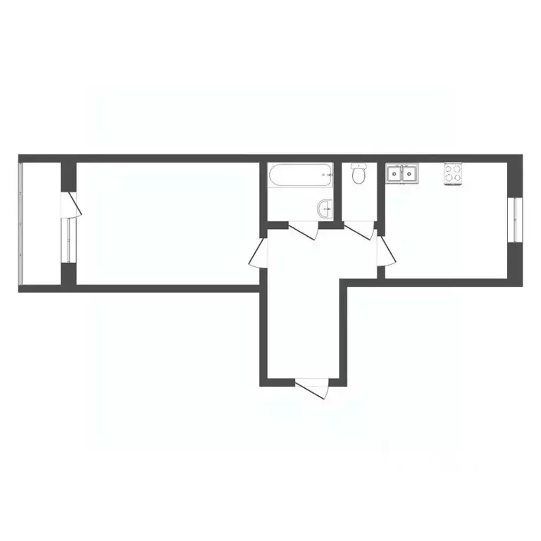 1-к кв. Тюменская область, Тюмень ул. Казачьи луга, 4к1 (36.1 м) - Фото 1