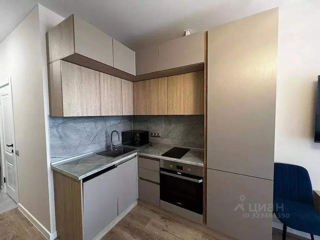 Студия Москва Нагатинская наб., 10А (24.0 м) - Фото 1